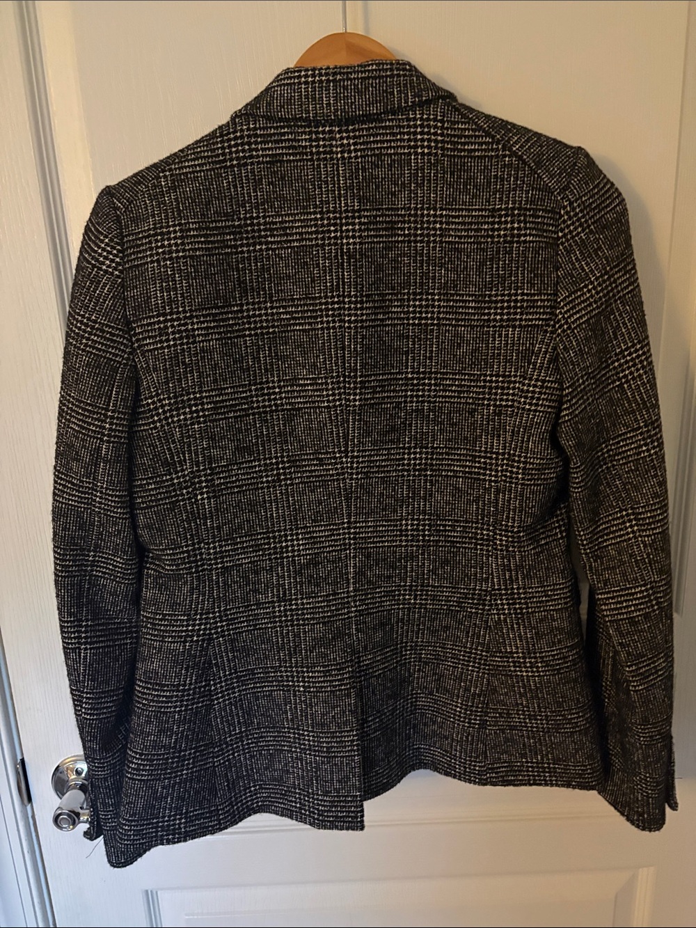 Veronica Beard Black and White Glen Plaid Blazer - Picture 8 of 9